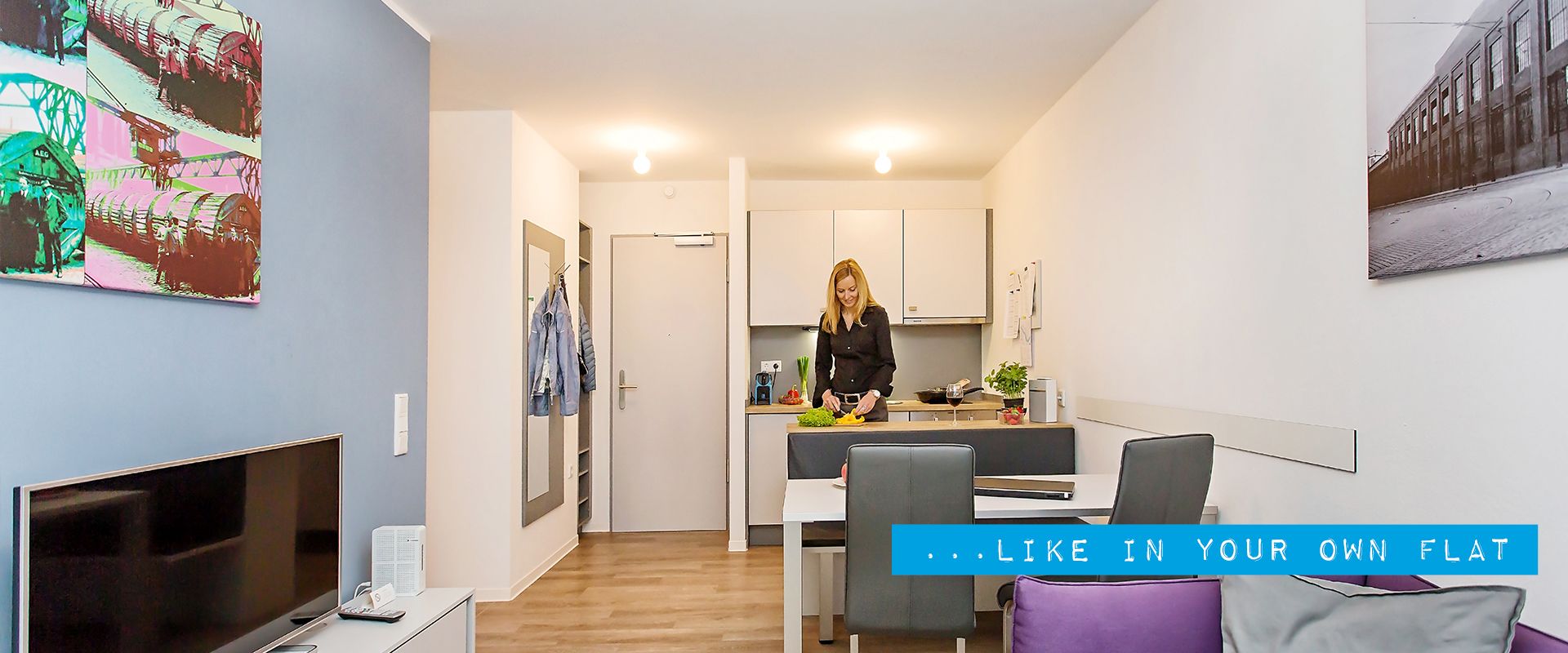 ...like in your own flat