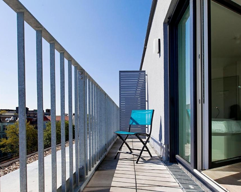 Penthouse Studio Penthouse Studio Grundriss, Serviced Apartments SPREEPOLIS Berlin